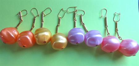 Mod 1960's Ball Earrings our Choice Vintage Jewelry