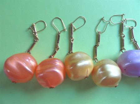 Mod 1960's Ball Earrings our Choice Vintage Jewelry