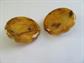 Bakelite Earrings Peanut Butter Corn Large Scalloped Pierced Vintage Costume Jewelry