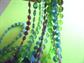 Mod 1960's Necklace Long Pastel Beads Vintage Costume Jewelry '60's Accessories Go Go