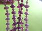 1960's Mod Purple Long Necklace Beads 60's Accessories Vintage Costume Jewelry