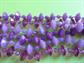 1960's Mod Purple Long Necklace Beads 60's Accessories Vintage Costume Jewelry