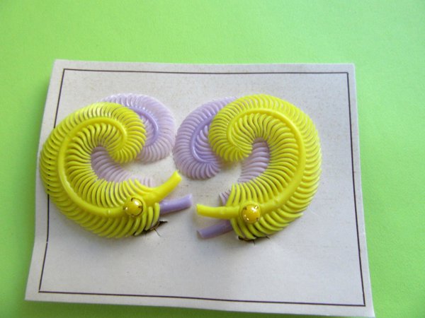 1950's Western Germany Earrings  Vintage Jewelry