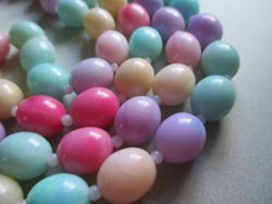 1960's Mod Long Necklace Hong Kong Never Worn Vintage Jewelry