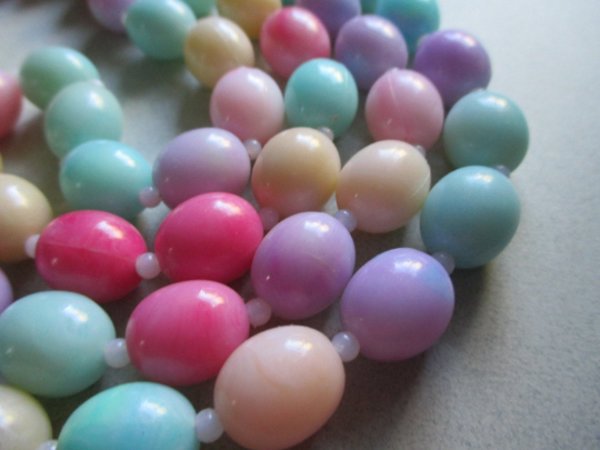 1960's Mod Long Necklace Hong Kong Never Worn Vintage Jewelry