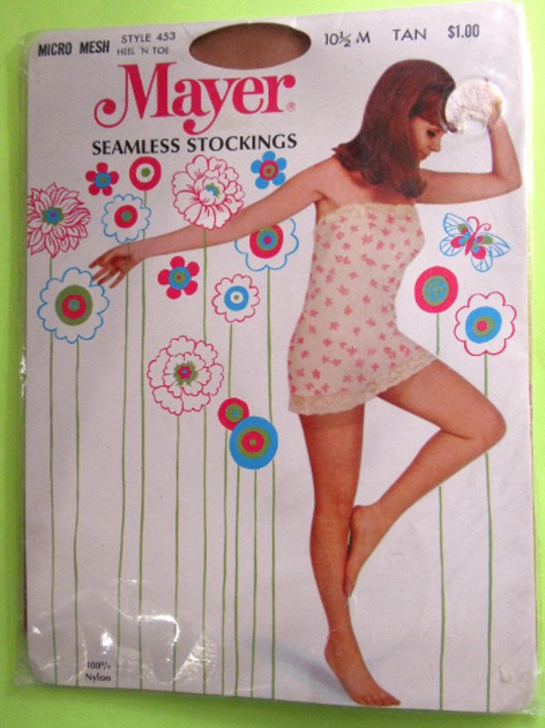 Vintage Nylon Seamless Stockings Sealed Hosiery Women's Accessories 