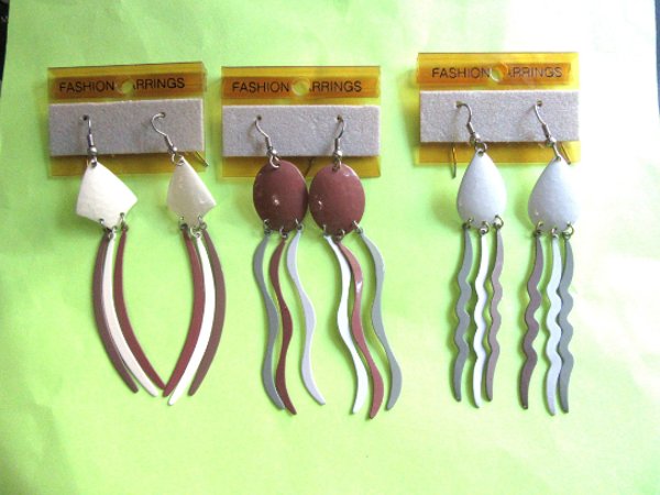 1980's Pierced Earrings Your Choice Vintage Jewelry