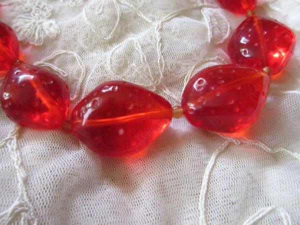 Vintage Lucite Necklace Jewelry Never Worn