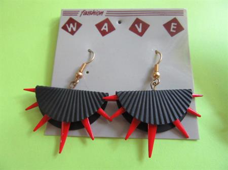 1980's New Wave Earrings Vintage Jewelry