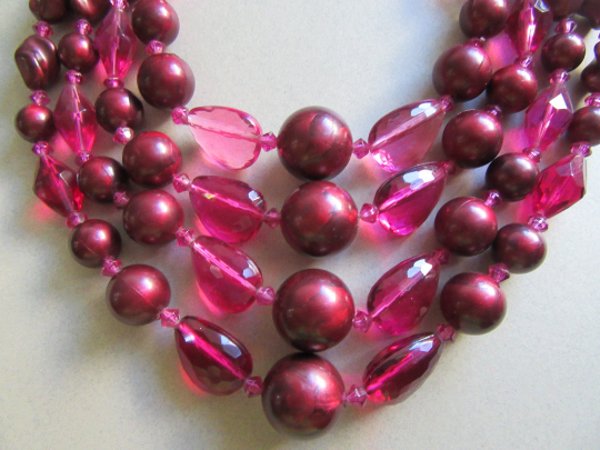 Western Germany Lucite Necklace Vintage Jewelry