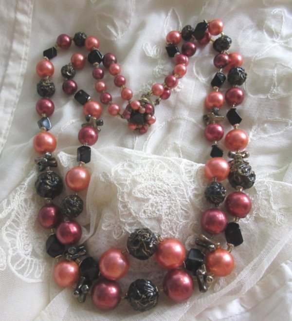 1950s Necklace Japan Vintage Jewelry 
