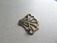 Sterling Silver Gold Wash Pin Pendant Fine Jewelry Gothic 4 Grams