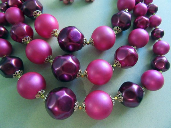 1950's Necklace Set Japan Vintage Jewelry 