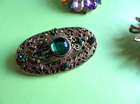 Vintage Rhinestone Pin Lot 