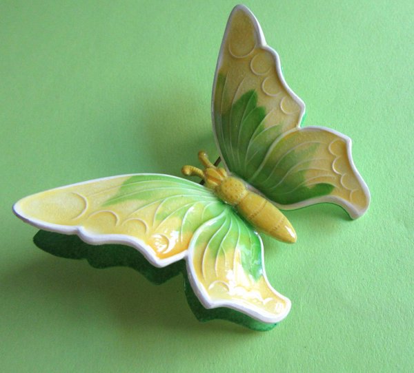 1960s Mod Butterfly Western Germany Signed Vintage Jewelry