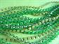 Mod 1960's Lime Green Long Necklace Beads Vintage Costume Jewelry '60's Accessories Go Go