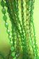 Mod 1960's Lime Green Long Necklace Beads Vintage Costume Jewelry '60's Accessories Go Go