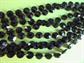 Mod 1960's Mod Long Black Necklace Beads Matching Clip On Earrings Old Store Stock Never Worn '60's Accessories