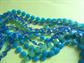 1960's Mod Long Necklace Blue Green  Vintage Costume Jewelry '60's Accessories Go G0