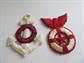 Vintage Military Memorabilia Patch Lot Anchor Eagles Ships Wheel Navy and Red White Blue