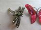 Butterfly Pin Dragonfly Bee Costume Jewelry Bugs Insects Figural