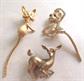 Three Critter Pin Lot Vintage Jewelry