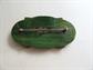 Bakelite Large Carved Pin Brooch Creamed Spinach Vintage Costume Jewelry