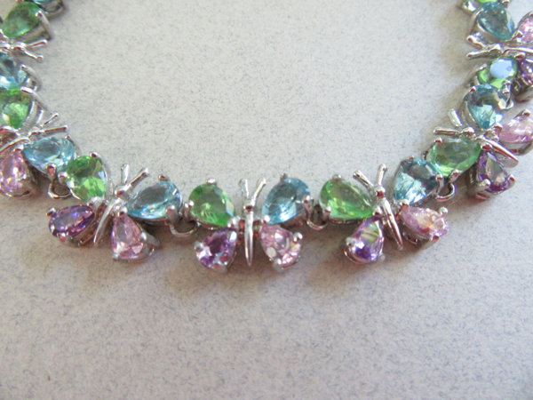 Sterling  Butterfly Bracelet  Fine Jewelry Smaller Wrist 