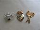 Ladies Sports Pin Lot Bowling Golf Tennis Dodds Signed Figural Costume Jewelry 1950's and Up 