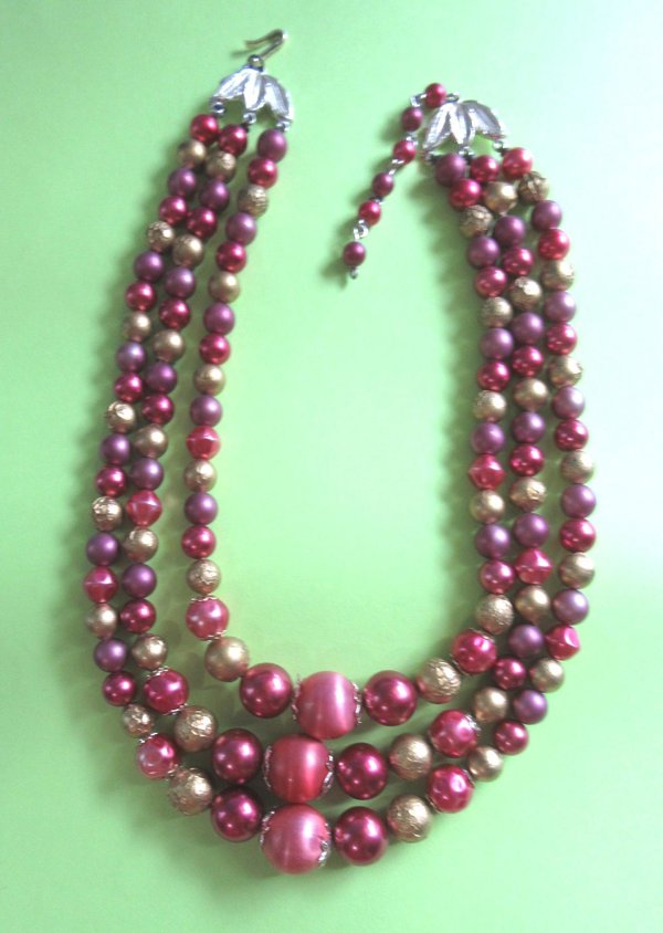 1950's Necklace Japan Vintage  Jewelry '50's Accessories