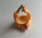 Bakelite Butterscotch Hoop Earrings Never Worn Old Store Stock 