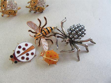 Vintage Bug Pin Tac Lot 