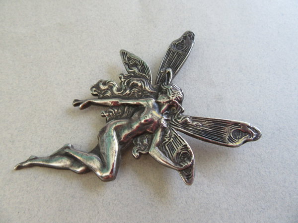 Fairy Pin Nymph Pixie Sprite Faeire Vintage Jewelry