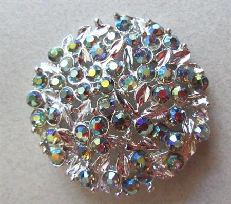 1950's Rhinestone Pin Vintage Jewelry