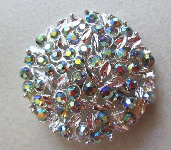 1950's Rhinestone Pin Vintage Jewelry