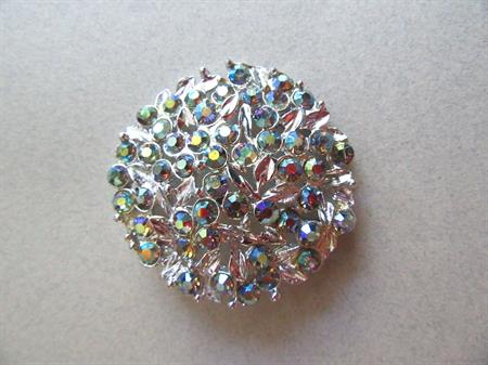 1950's Rhinestone Pin Aurora Borelais