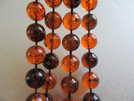 Vintage Lucite Long Necklace Beads 1960's Jewelry 