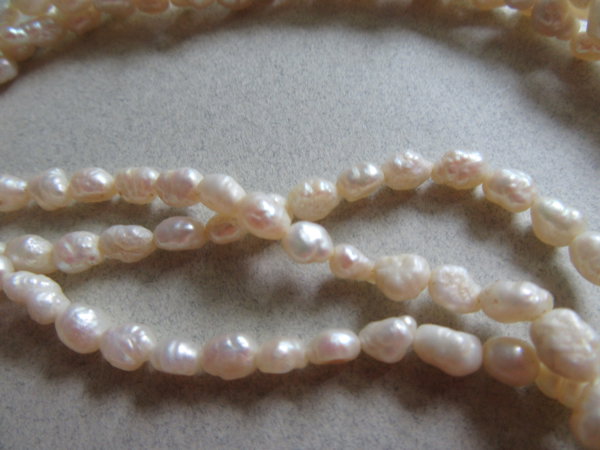 Genuine Fresh Water Rice Pearls Necklace  Fine Jewelry