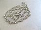 Art Deco Crystal Platinon Necklace Germany Signed Costume Jewelry Open Back Stones Wedding Accesories