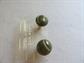 Bakelite Small Stud Earrings Pierced Old Store Stock Unworn Vintage Costume Jewelry