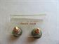 Bakelite Small Stud Earrings Pierced Old Store Stock Unworn Vintage Costume Jewelry