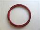 Bakelite Cherry Red Bangle Bracelet Spacer  Swirl Vintage Costume Jewelry