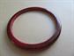 Bakelite Cherry Red Bangle Bracelet Spacer  Swirl Vintage Costume Jewelry