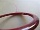 Bakelite Cherry Red Bangle Bracelet Spacer  Swirl Vintage Costume Jewelry