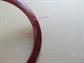 Bakelite Cherry Red Bangle Bracelet Spacer  Swirl Vintage Costume Jewelry