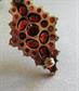 Genuine Bohemian Garnets Pin Brooch Signed NORM Fine Jewelry Merlot Gemstone