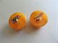 Bakelite Mid Century Chunky Earrings Dome Egg Yolk Clip On Vintage Costume Jewelry Yellow