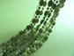 Mod 1960's Long Necklace Avocado Green Vintage Costume Jewelry '60's Accessories