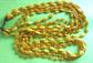 1960's Mod Long Yellow Necklace Beads Vintage Costume Jewelry 60's Accessories