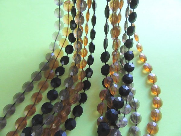 Mod 1960's Long Necklace Vintage Jewelry 